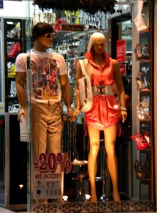 Mannequins in Playa de Carmen, Mexico