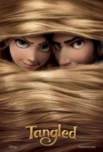 Official Disney poster for Tangled