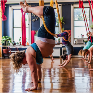 Making Body Diversity in Aerial Yoga Visible